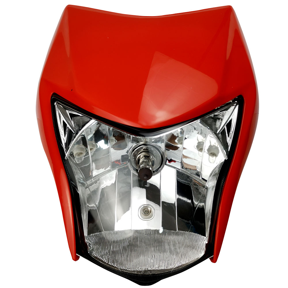MASCARA C/FARO DELANT XR150L - ROJO