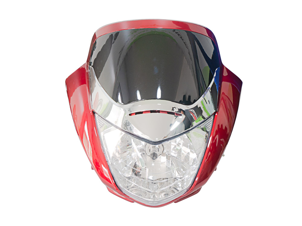 MASCARA C/FARO DELANT CBF150 - ROJO