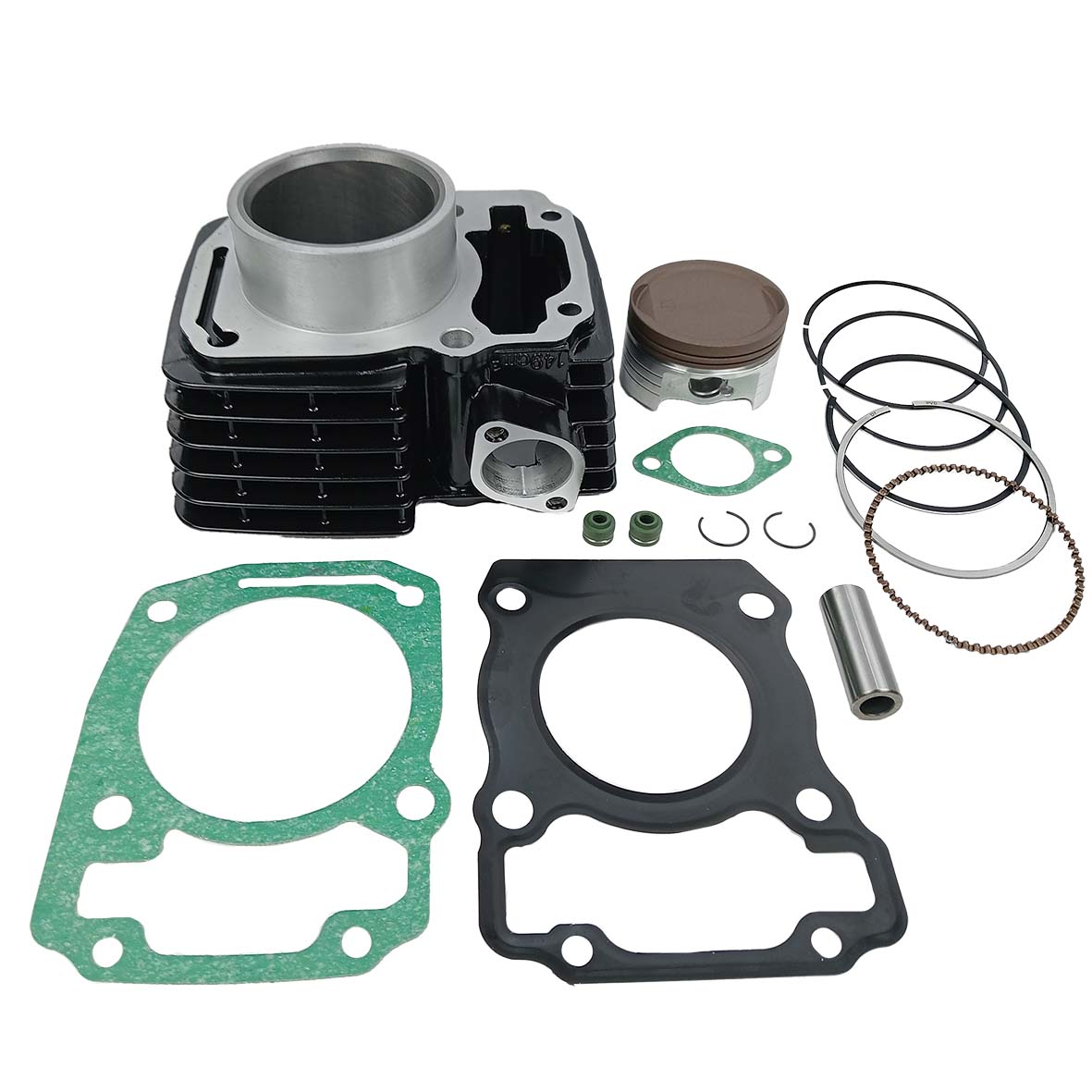 CILINDRO CBF150 57.3MM(NEGRO) C/P 14MM (PISTON NY ORIGINAL)