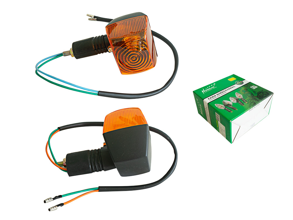 FARO DIRECCIONAL CUADRADO AMBAR GY200