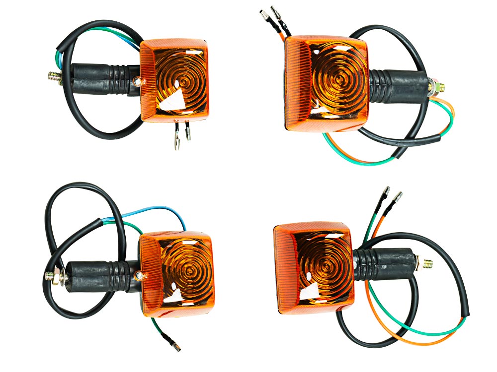 FARO DIRECCIONAL CUADRADO AMBAR GY200