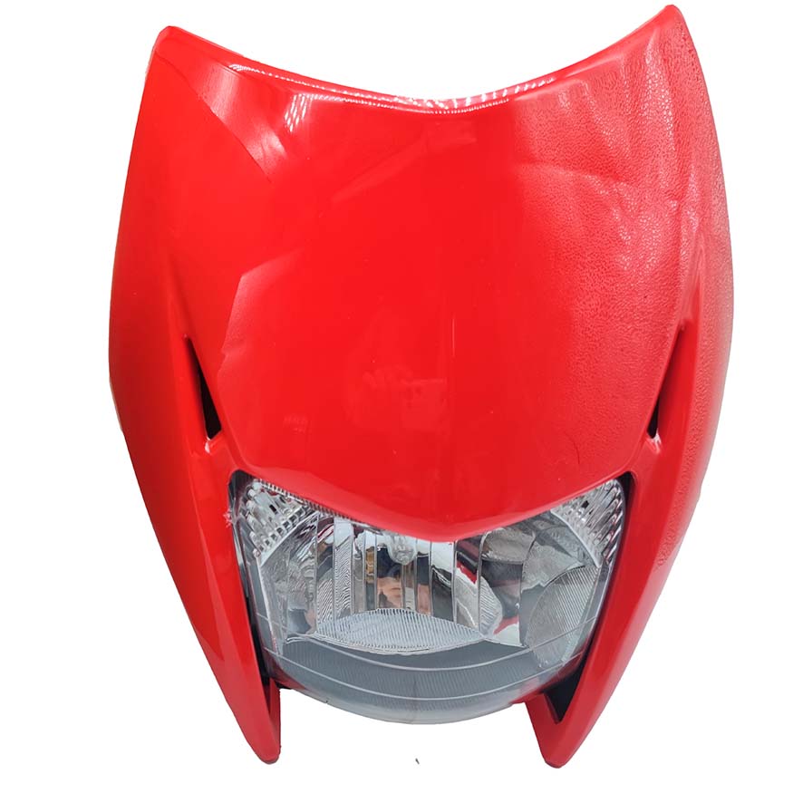 MASCARA C/FARO DELANT NUEVA BROSS ROJO 