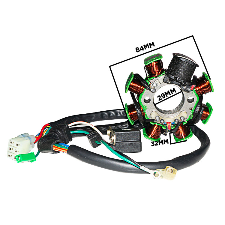 ALTERNADOR PLSR180 UG - 8P-2H (D:84MM-H:29MM-A:32MM) 