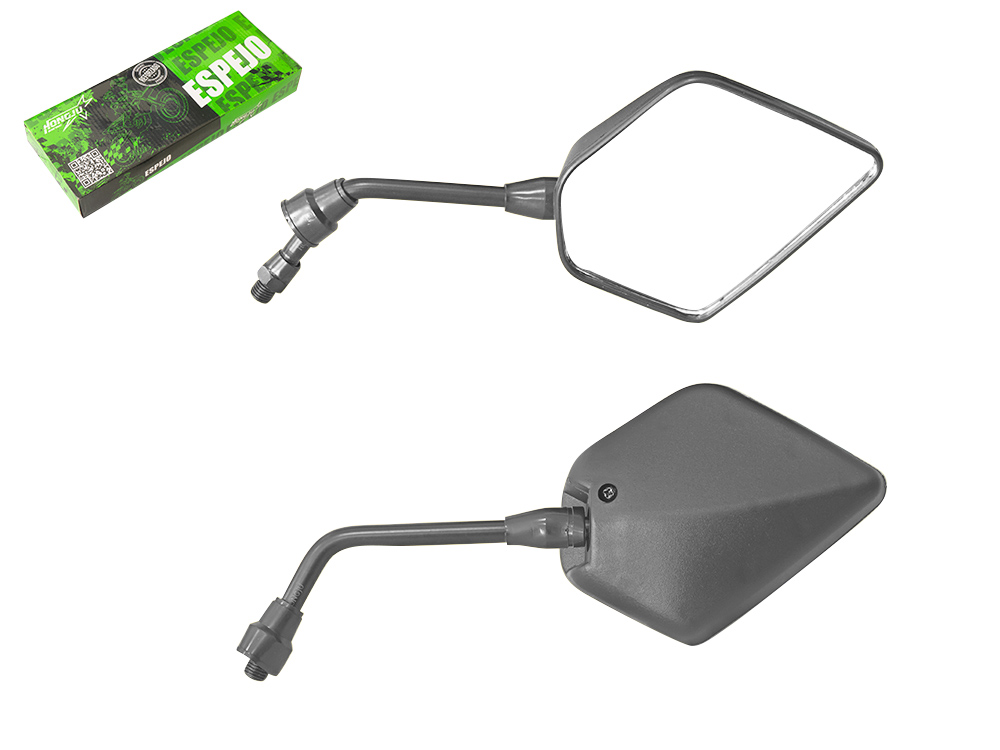 ESPEJO ROMBO 10MM BROSS CON RETEN