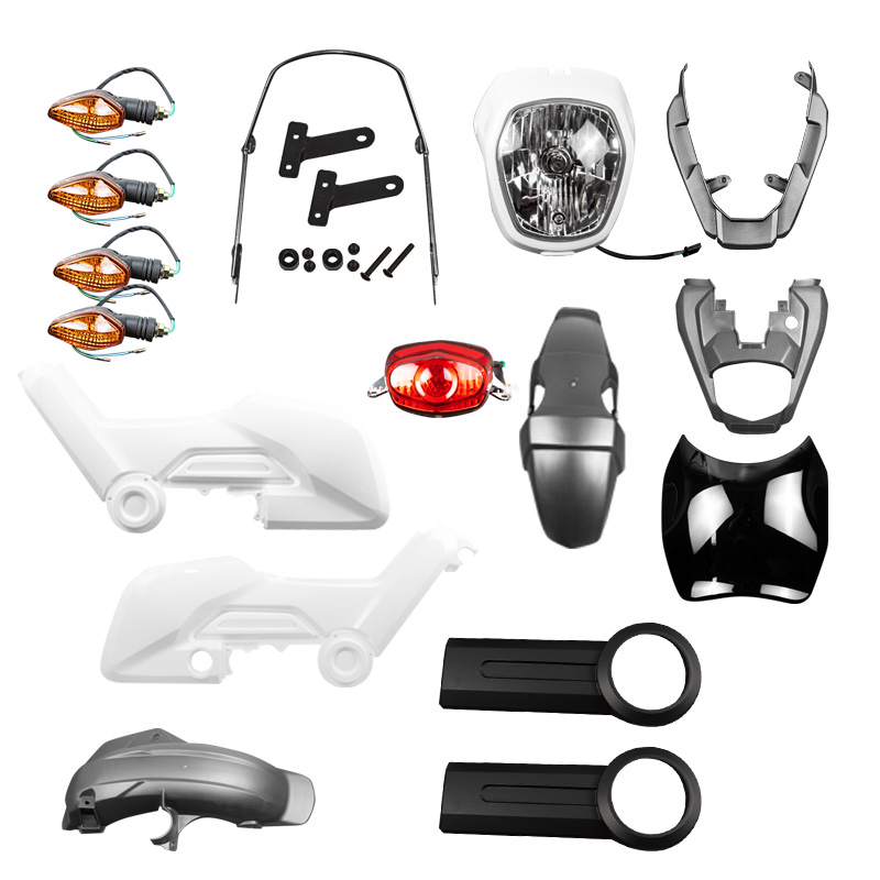 KIT PLASTICO C/FAROS NAVI110 BLANCO 