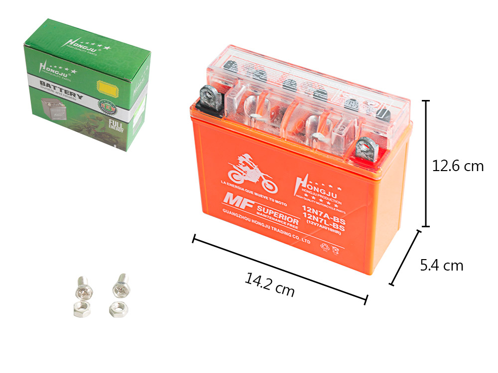BATERIA GEL NARANJA 12N7A-BS