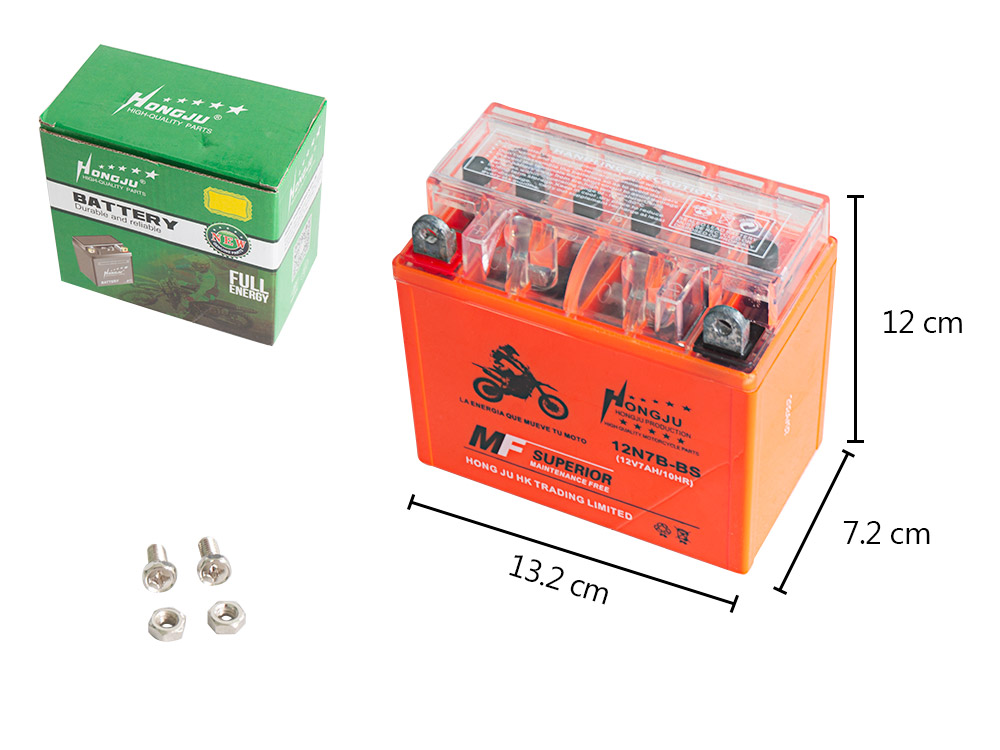 BATERIA GEL NARANJA 12N7B-BS (12N7D-BS)