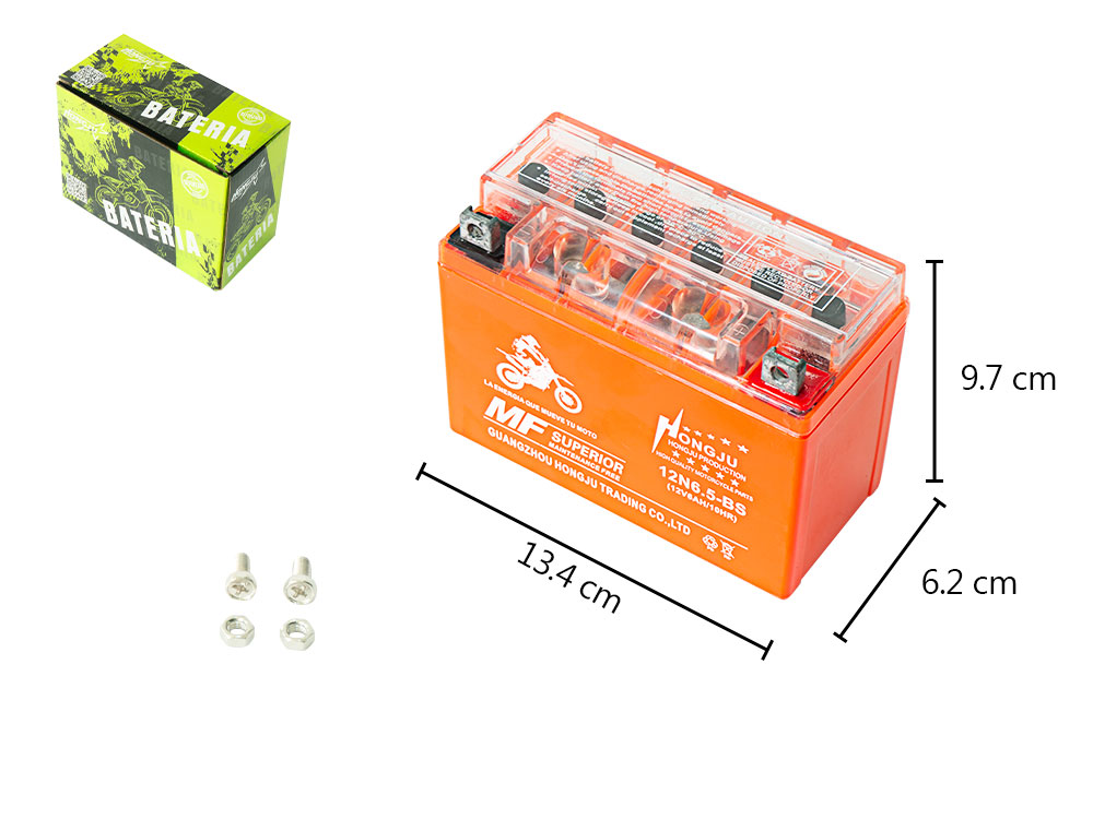 BATERIA GEL NARANJA 12N6.5-BS