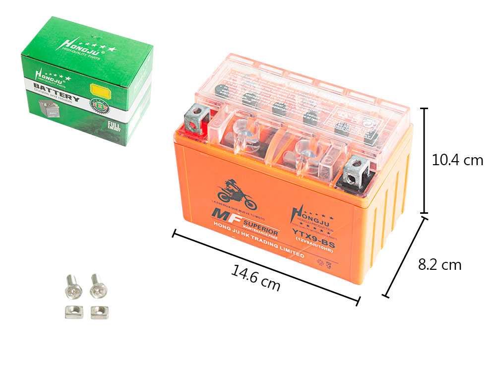 BATERIA GEL NARANJA YTX9-BS