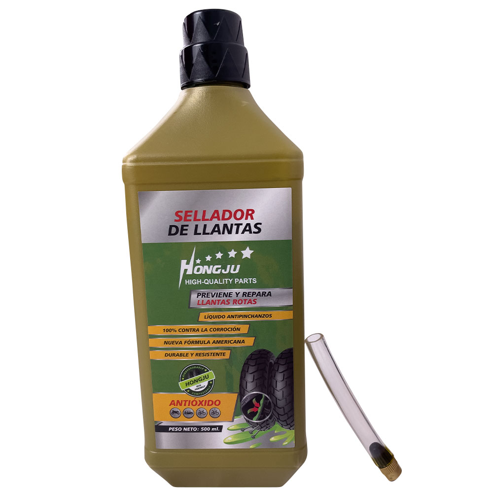 SELLADOR DE LLANTAS CON VALVULA 500ML D777 