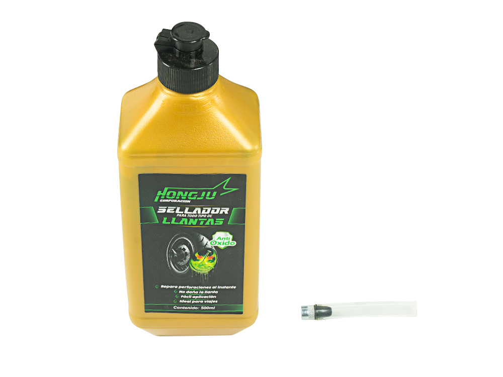 SELLADOR DE LLANTAS CON VALVULA 500ML D777 