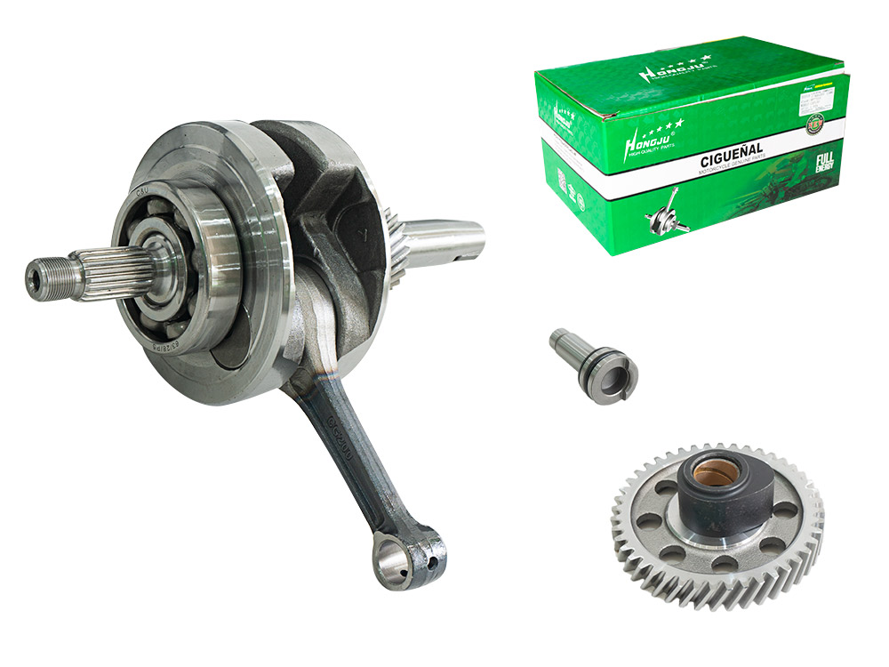 CIGUEÑAL CG200 + RODAJE 63/28 5PS LEVA 36/37 -PIÑON 19/20 QL/LF