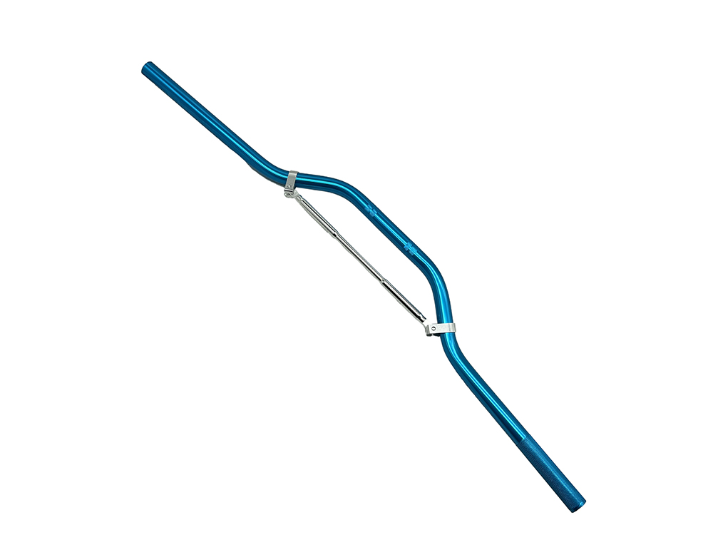 TIMON DE ALUMINIO CON BARRA AZUL UNIVERSAL