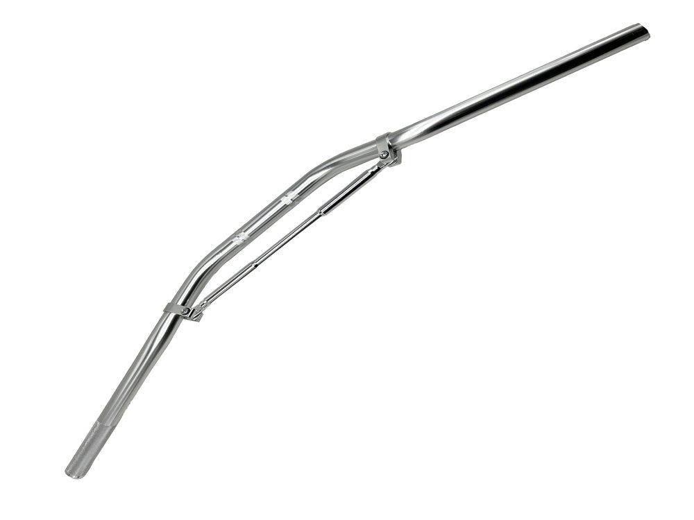 TIMON DE ALUMINIO CON BARRA PLATEADO UNIVERSAL