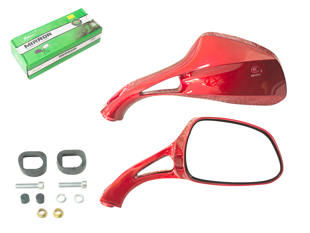 ESPEJO ROJO SCOOTER 125