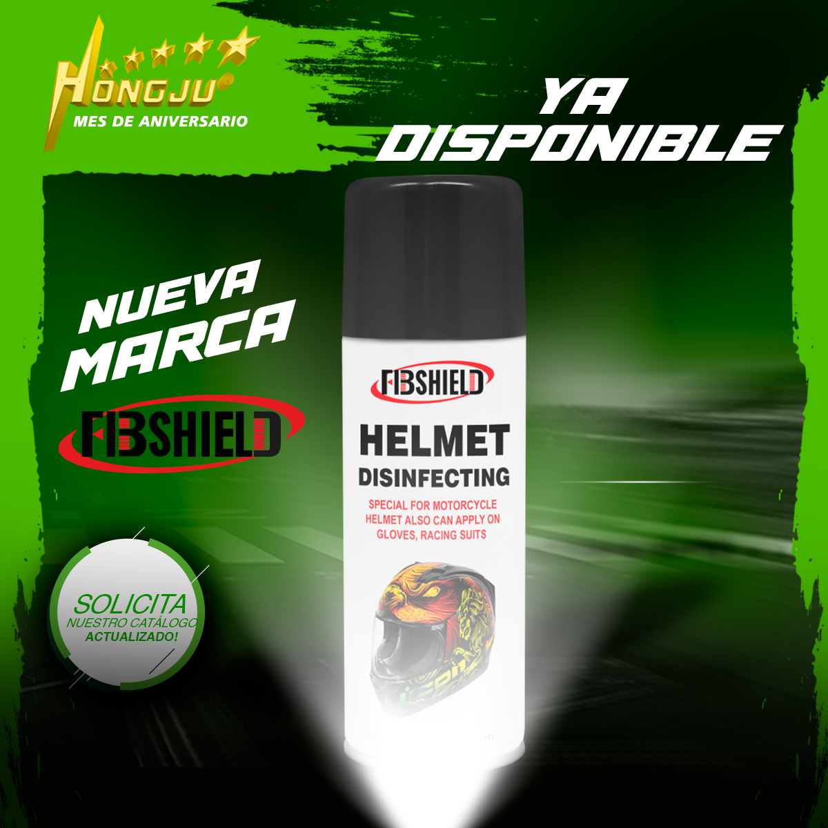 SPRAY LIMPIADOR DE CASCOS 200ML (HELMET DISINFECTING)