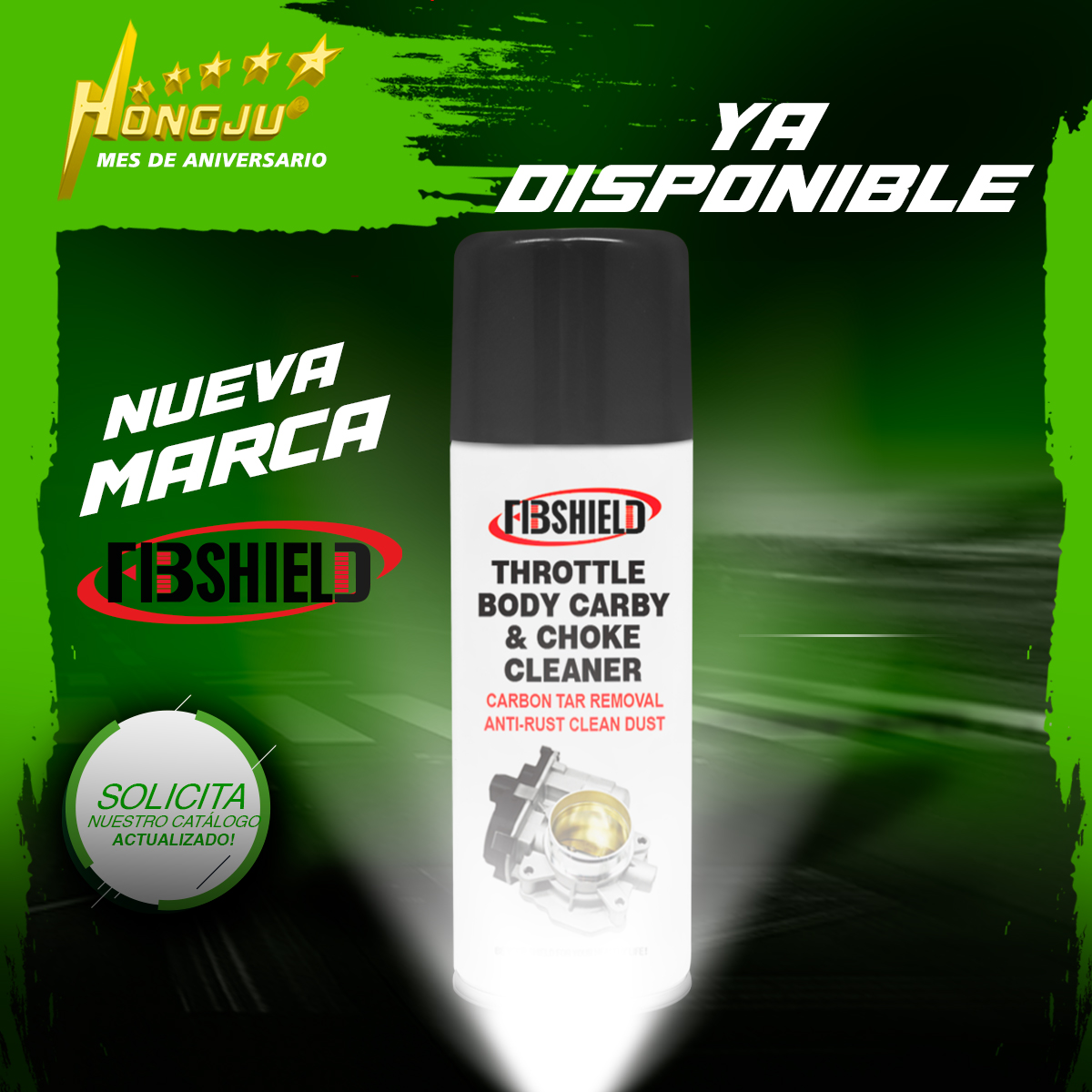 SPRAY [450ML] LIMPIADOR DE CARBURADOR Y ESTRANGULADOR DEL CUERPO DEL ACELERADOR
