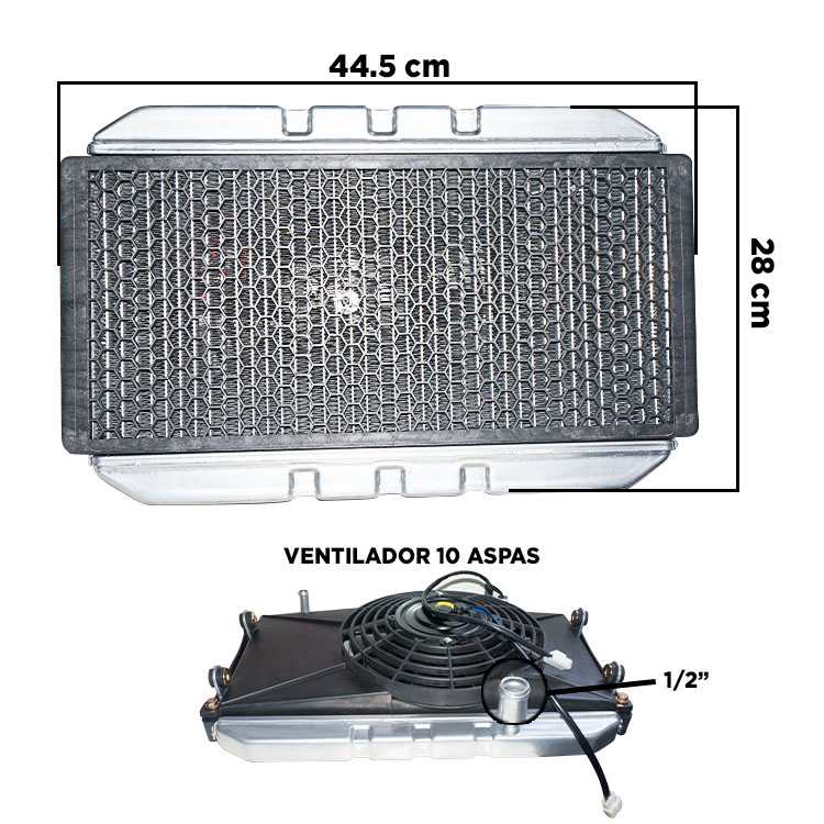 RADIADOR SIN ACCESORIOS YX300