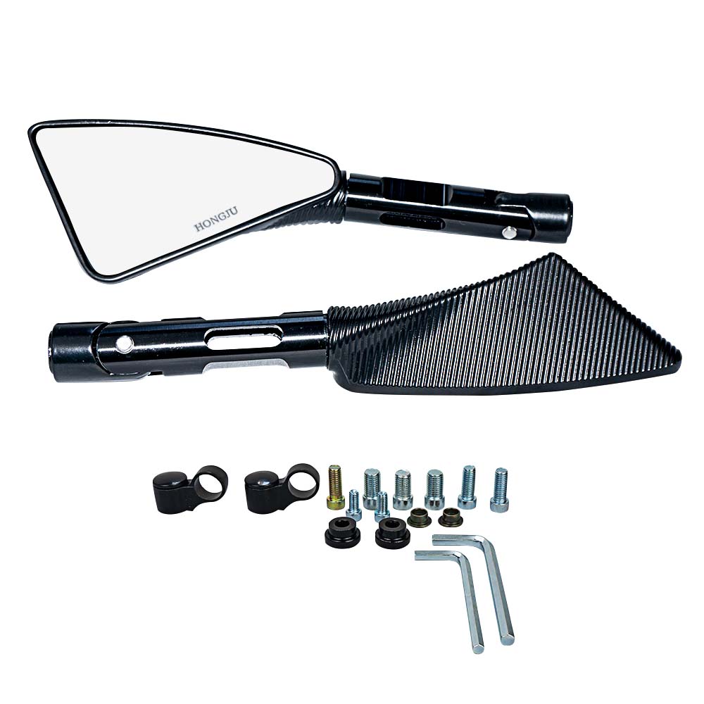 ESPEJO BRAZO CORTO 22MM NEGRO