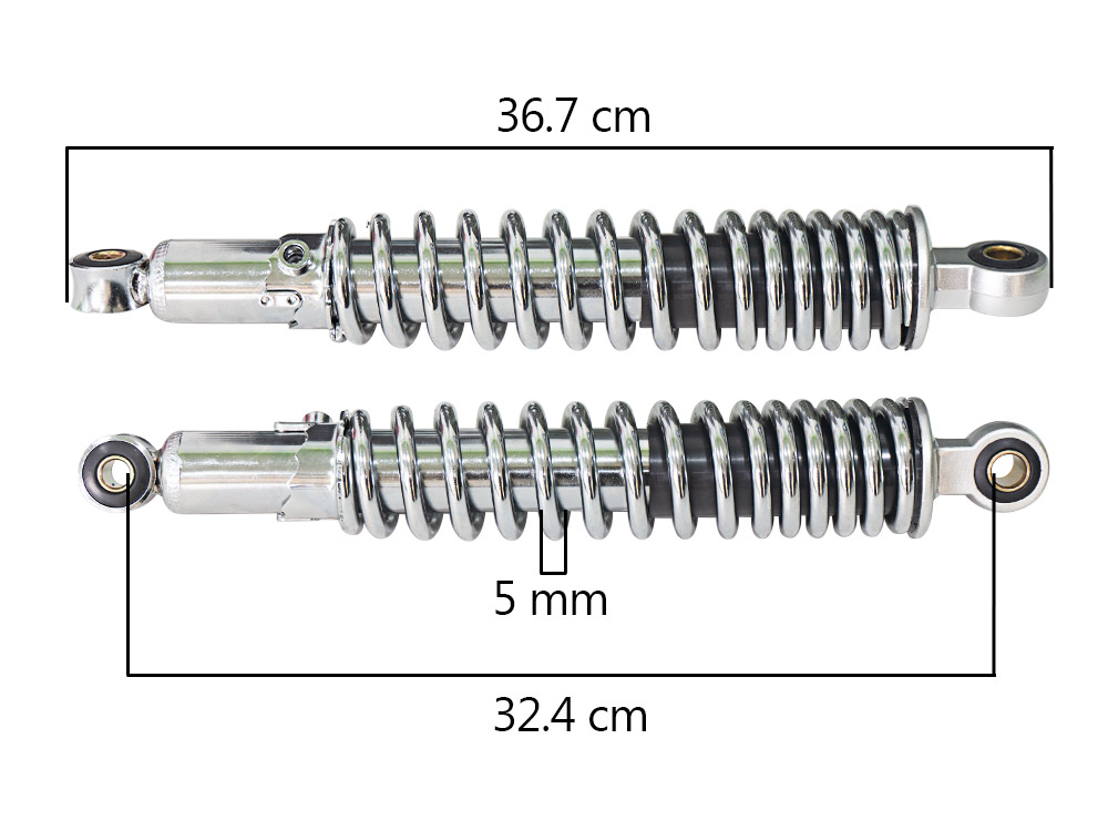 AMORTIGUADOR 330MM MTK/CGL CROMADO 
