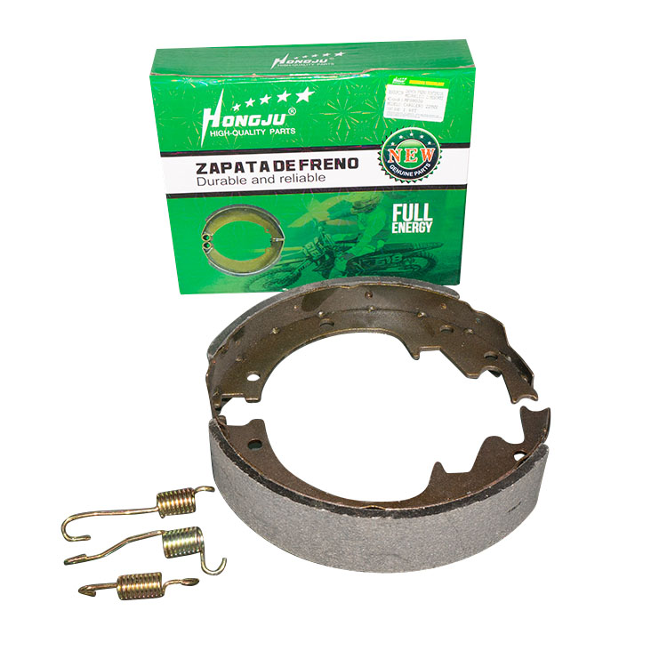 ZAPATA DE FRENO HIDRAULICO POSTERIOR CARGUERO 220MM C/RESORTE