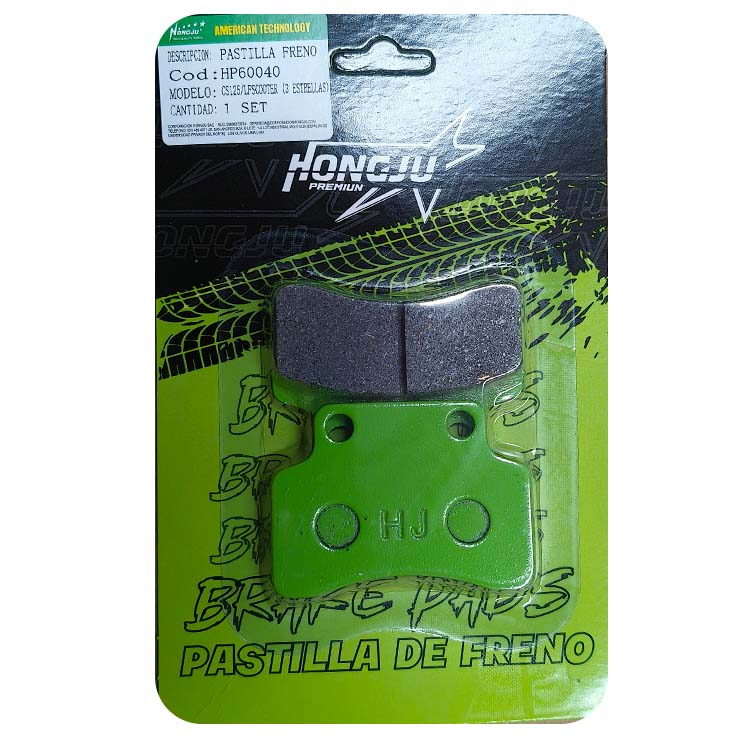 PASTILLA DE FRENO CS125/LFSCOOTER (3 ESTRELLAS)