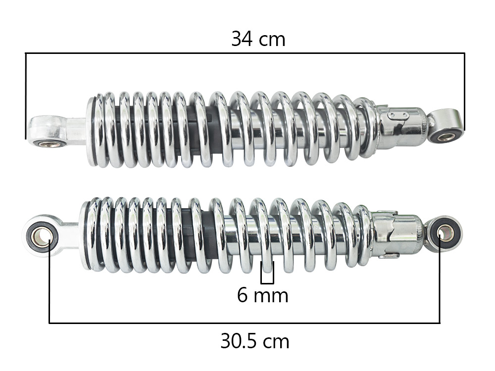 AMORTIGUADOR MTK - WX CROMADO 
