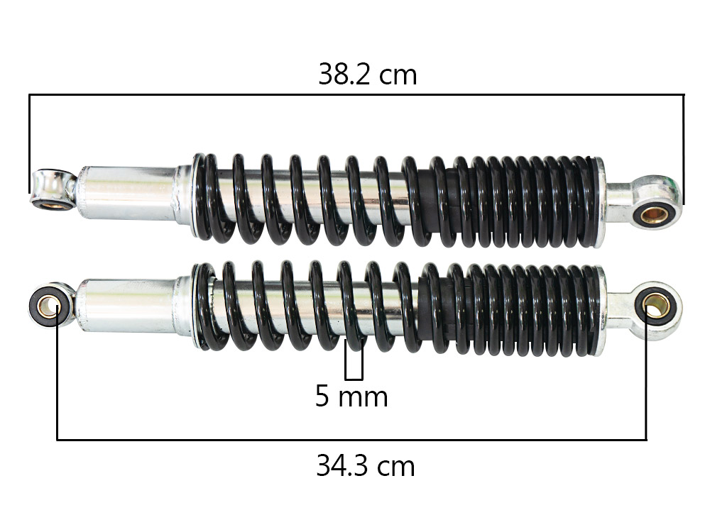 AMORTIGUADOR CB110 NEGRO 