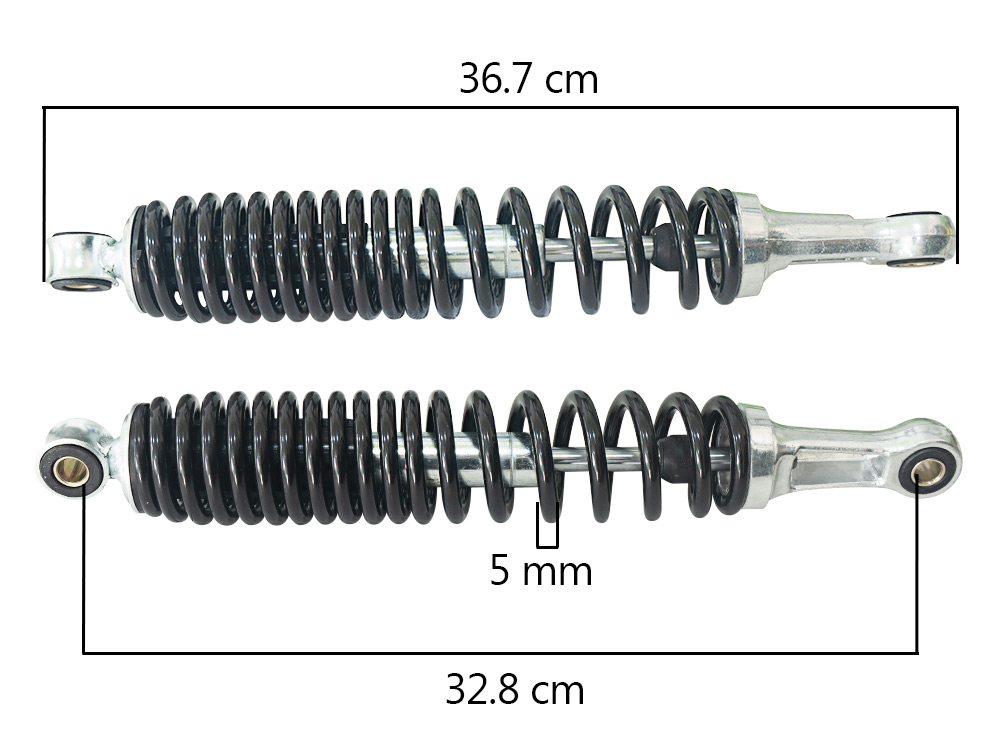 AMORTIGUADOR WAVE110S NEGRO 