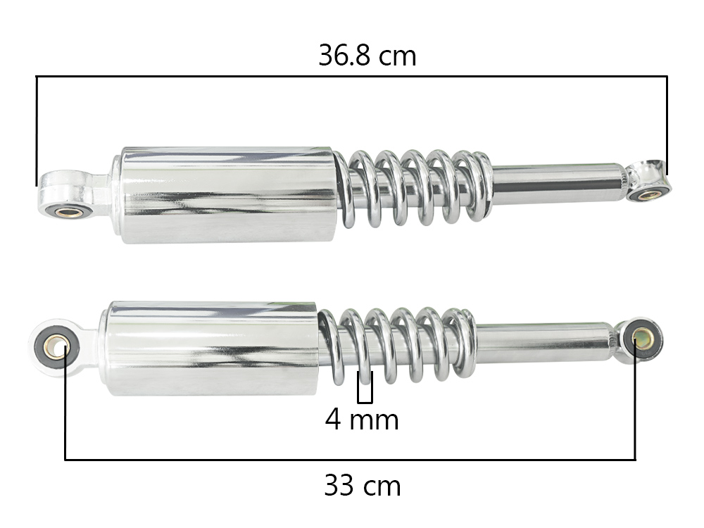 AMORTIGUADOR WAVE ANTIGUA CROMADO 