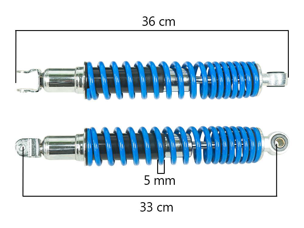 AMORTIGUADOR SCCOTER 150/175  AZUL