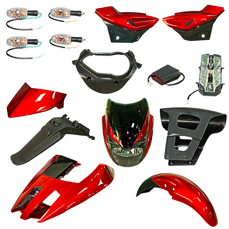 KIT PLASTICO ROJO PULSAR180