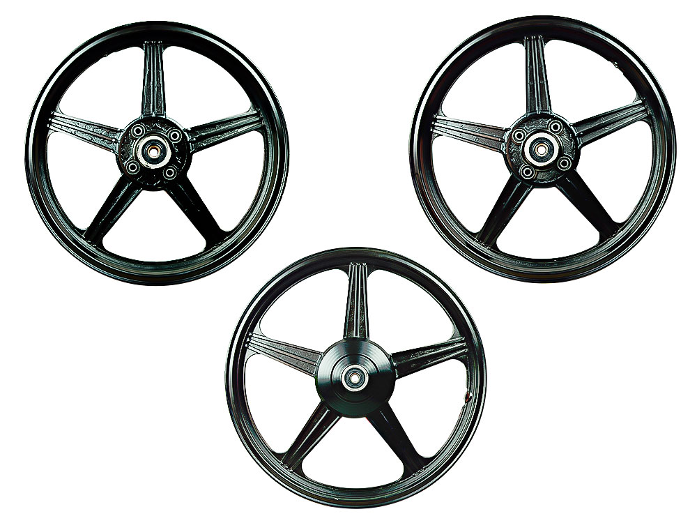 JUEGO DE AROS BUJES DE JEBE NEGRO 1.60X18 / 2.15-18