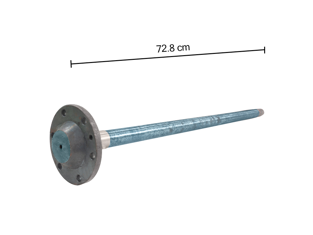 EJE CORONA DER. ESTRIADO 10:29 5P 220MM 115CM