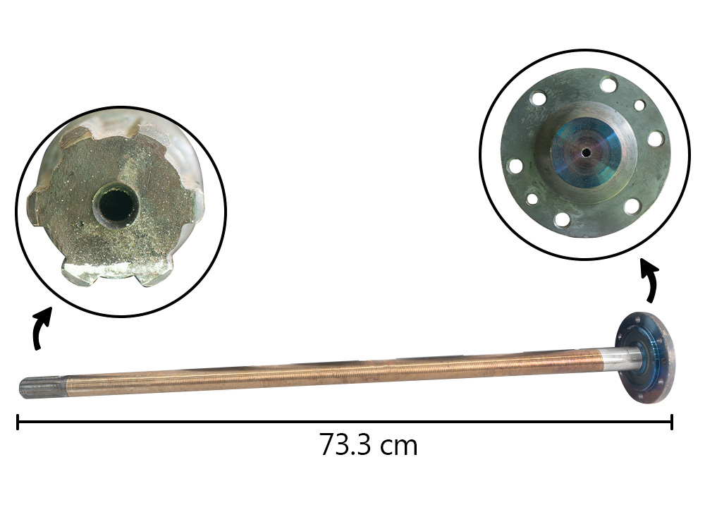 EJE CORONA DERECHO 70.5CM 220 5P HID