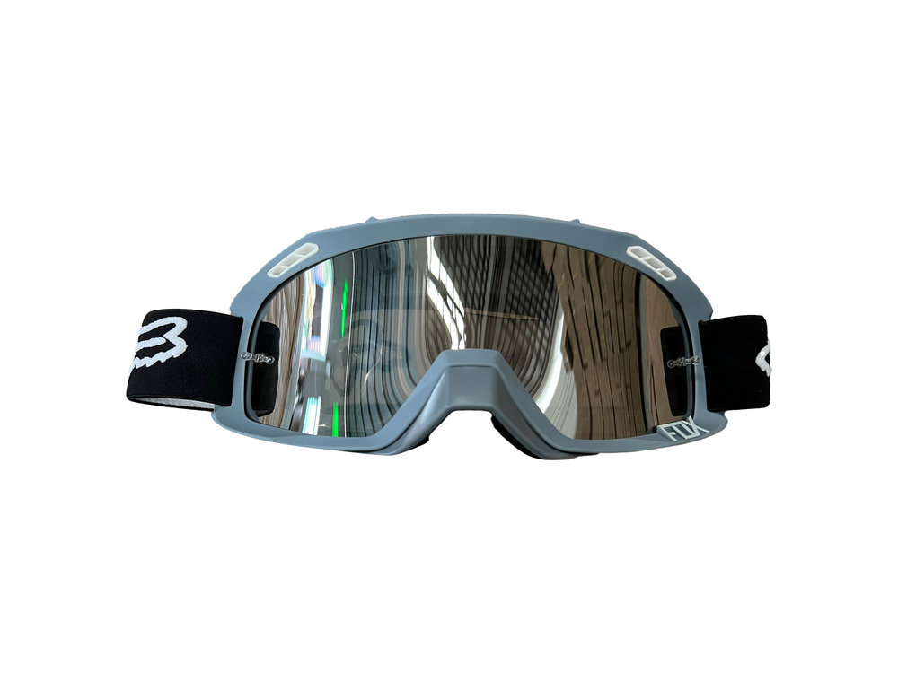 LENTES MICA ESPEJO DE MOTOCICLISTA UNIVERSAL GRIS