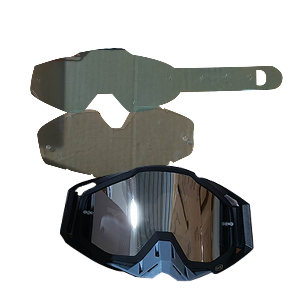 LENTE PARA CROSS COLOR NEGRO/PLOMO -MICA ESPEJO