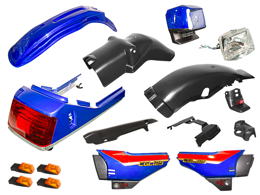 KIT PLASTICO CGL125 AZUL