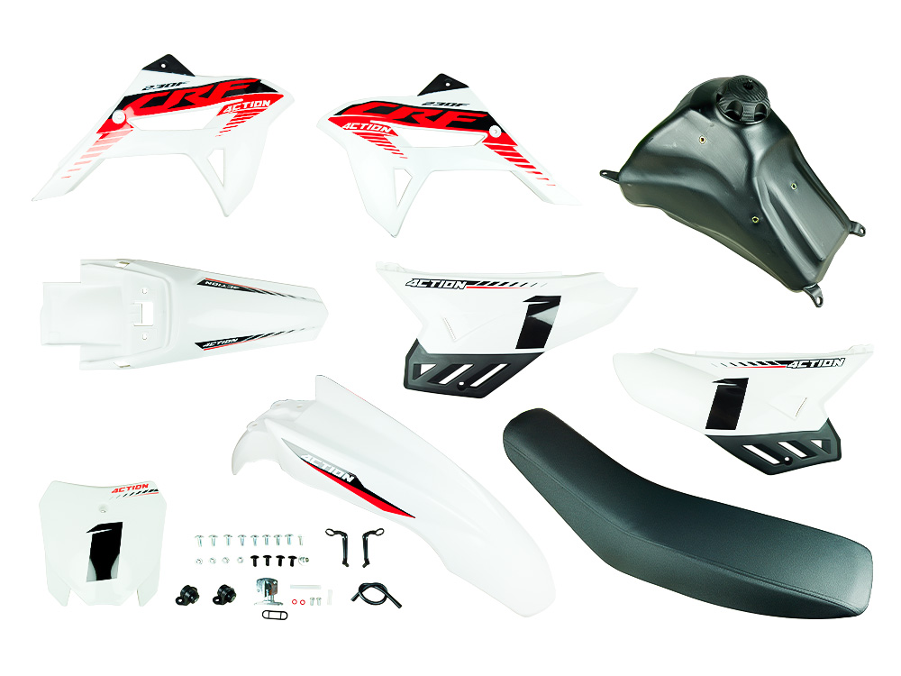 KIT PLASTICO CRF230F 2024 BLANCO