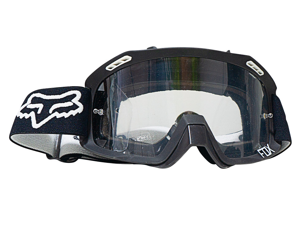 LENTES NEGRO MICA TRANSPARENTE DE MOTOCICLISTA UNIVERSAL