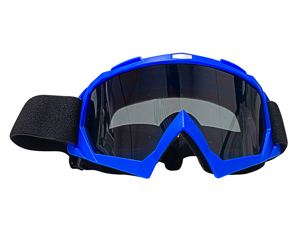 LENTES AZUL MICA ESPEJO DE MOTOCICLISTA UNIVERSAL