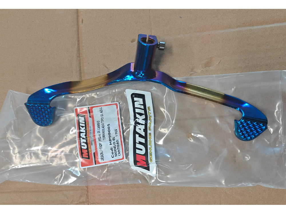 PEDAL DE CAMBIO TORNASOLADO TIPO GL AZUL