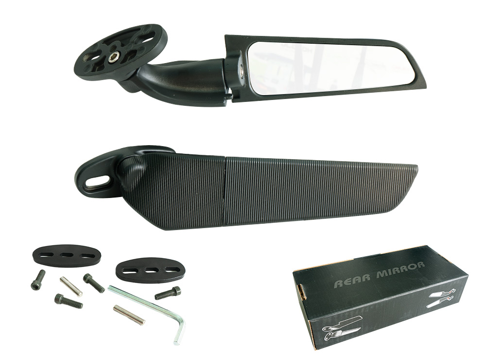 ESPEJO ALERON BRAZO CORTO 2 PERNOS