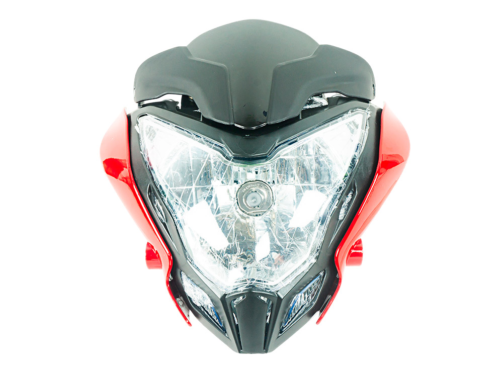 MASCARA PULSAR 200NS ROJO