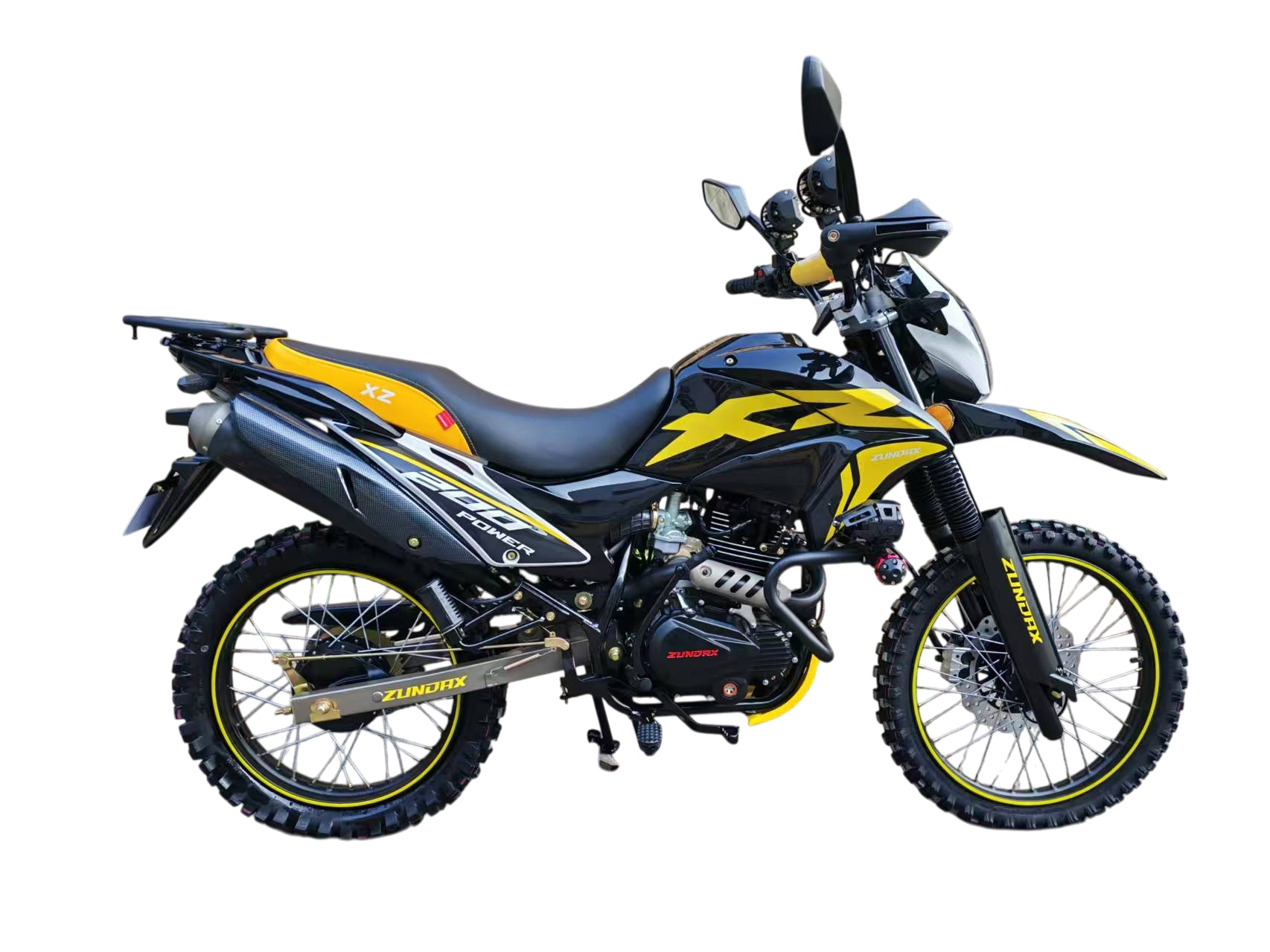 MOTOCICLETA HONGJU 200 POWER AMARILLO/NEGRO
