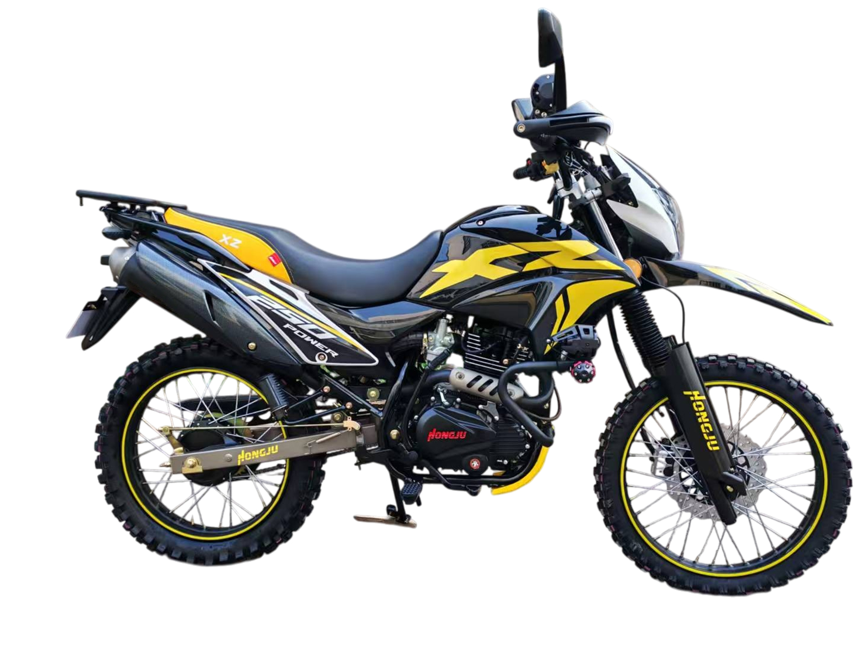 MOTOCICLETA HONGJU 250 POWER AMARILLO/NEGRO