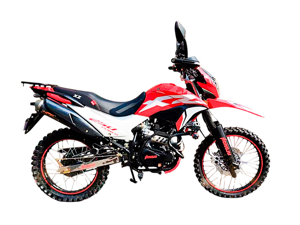 MOTOCICLETA HONGJU 250 POWER ROJO/BLANCO