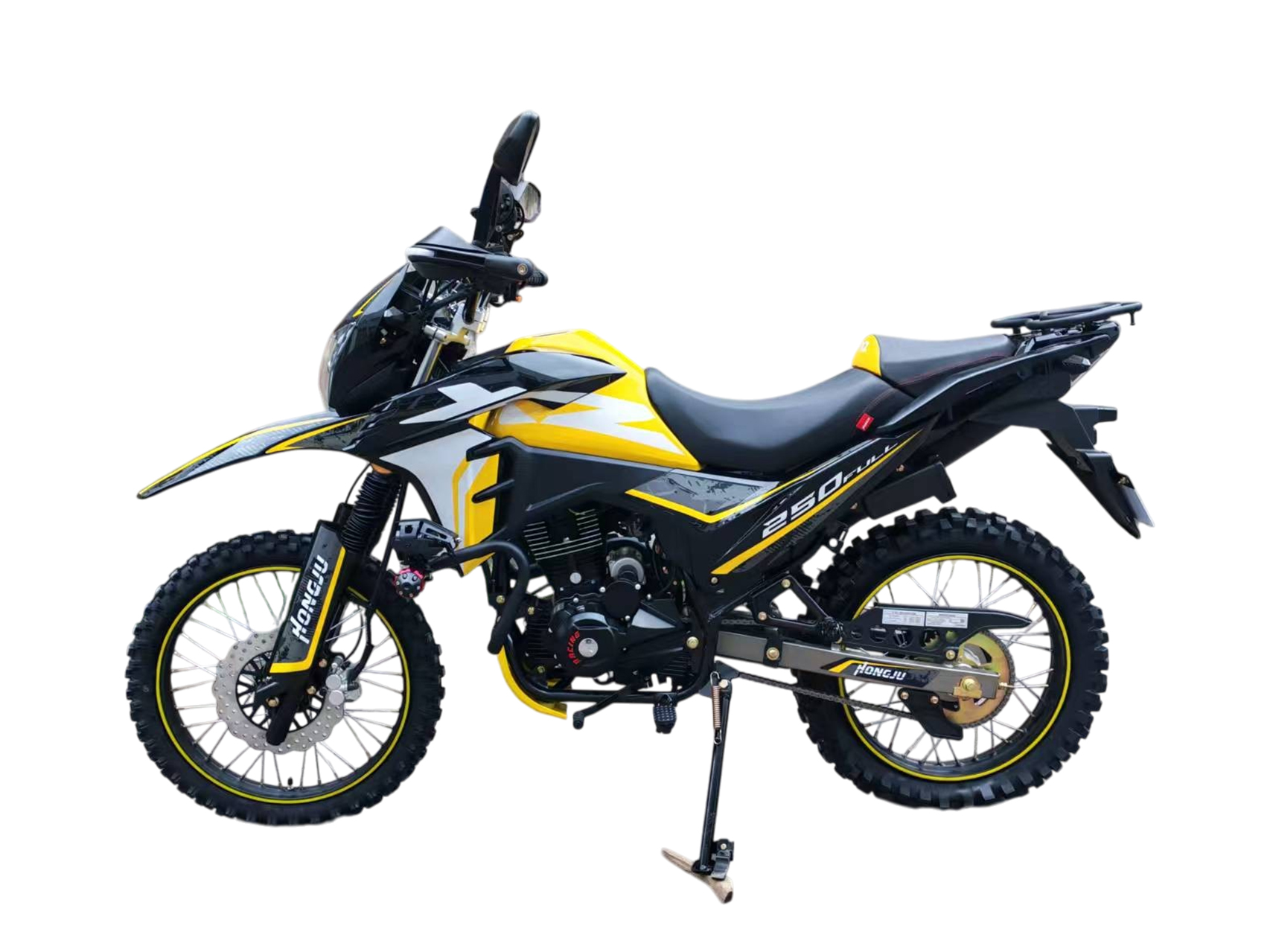 MOTOCICLETA HONGJU 250 FULL AMARILLO/NEGRO