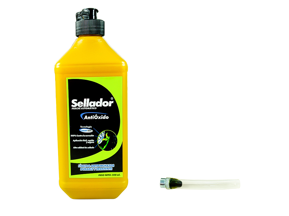 SELLADOR DE LLANTAS CON VALVULA 500ML D777 