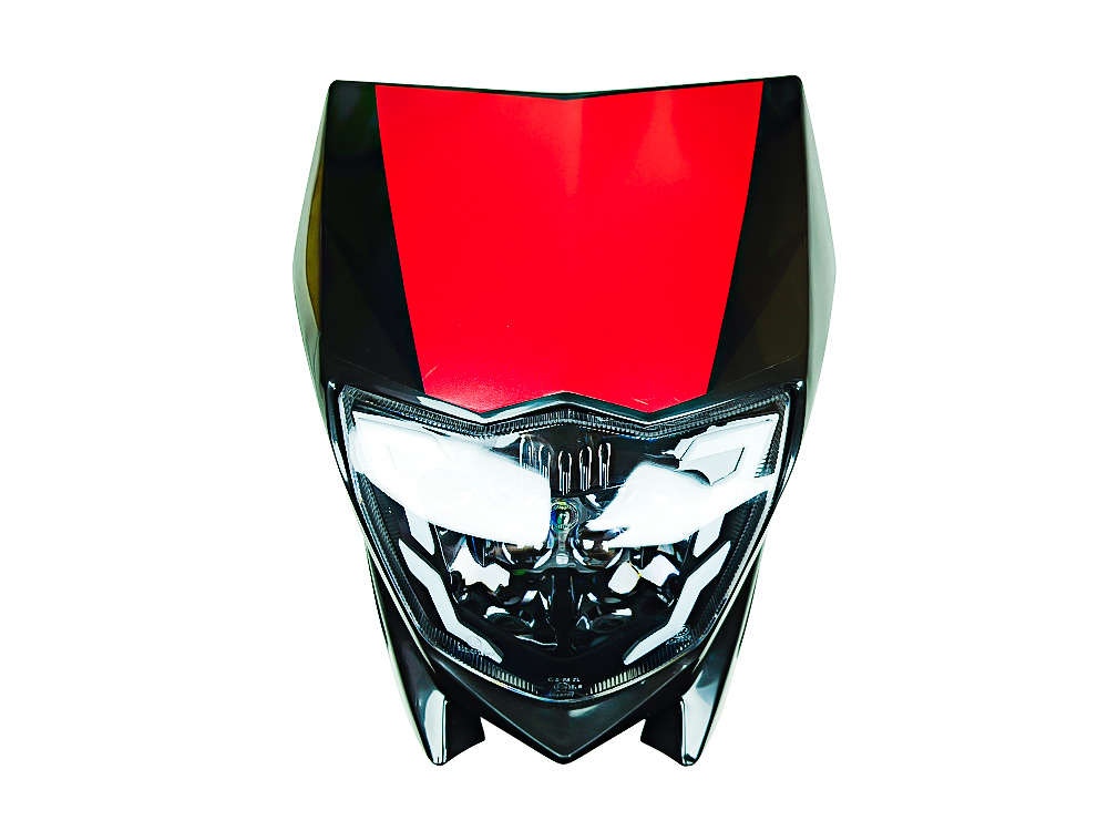 MASCARA LED NEGRO COMPATIBLE CON XTZ125